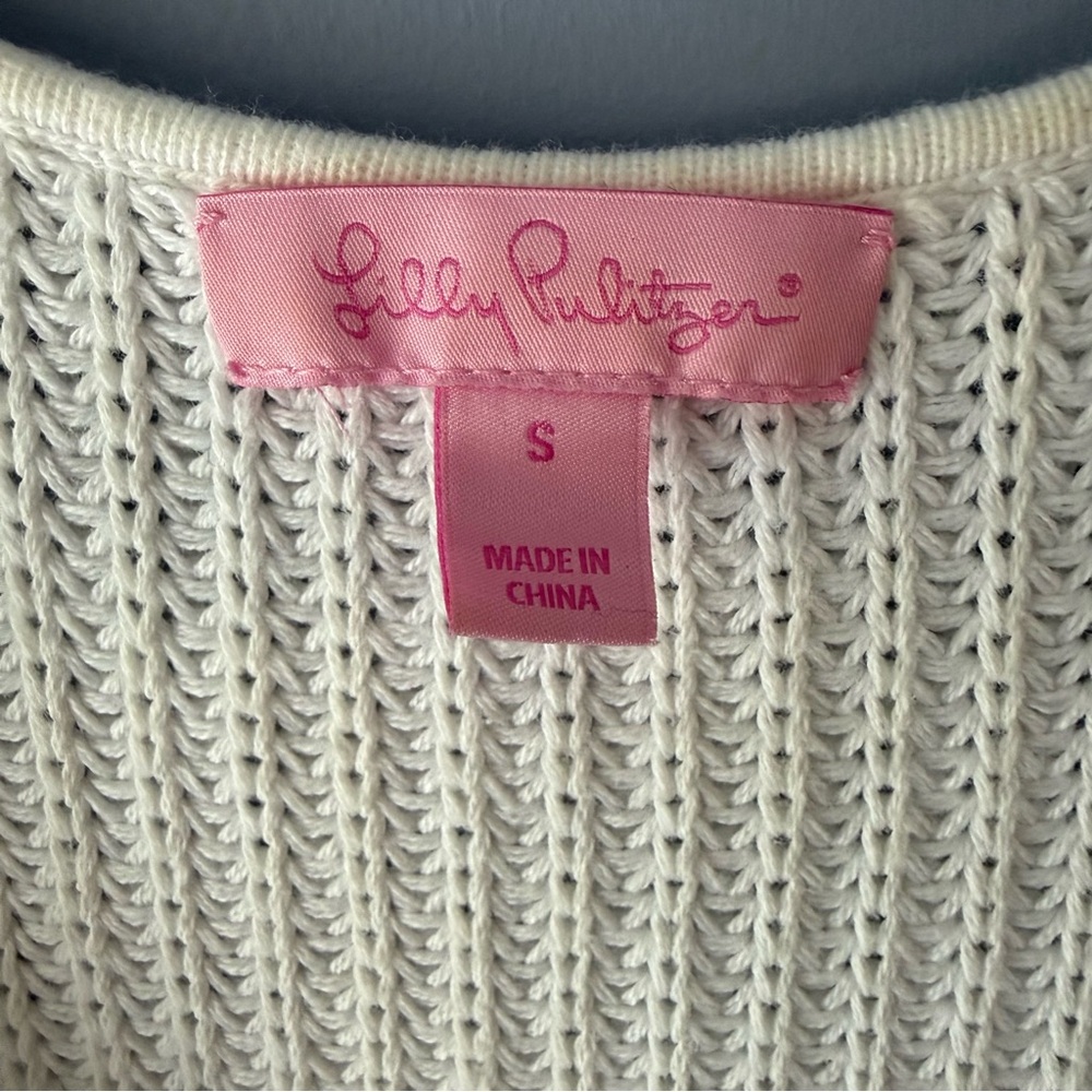 Lilly Pulitzer Java Sweater Tank Top - Small - image 3